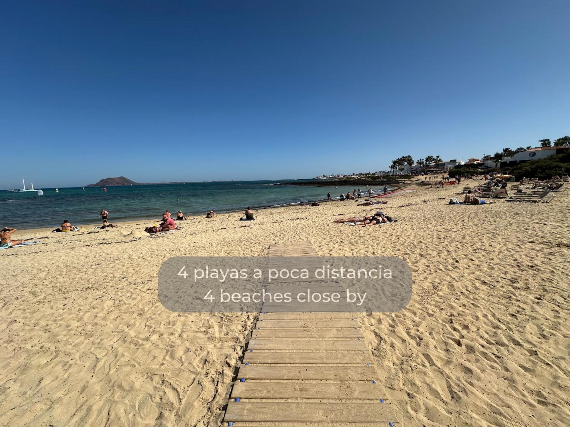 Canelita Con Piscina, Soleada Terraza Amplia Wifi Y Parking Corralejo Exterior foto